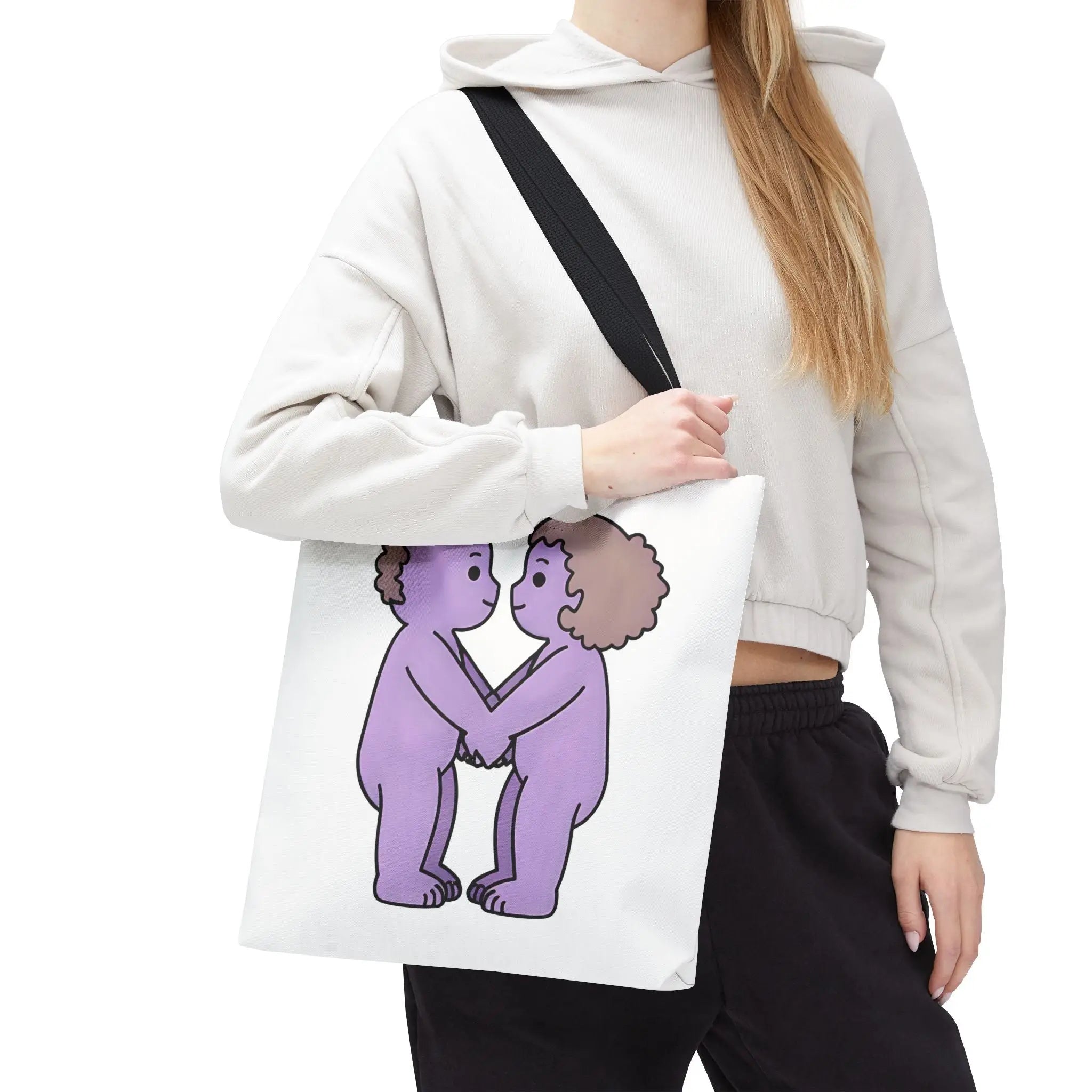 Naked Couple Emoji | Mix & Match Fun-Flirty Lovers’ Totes