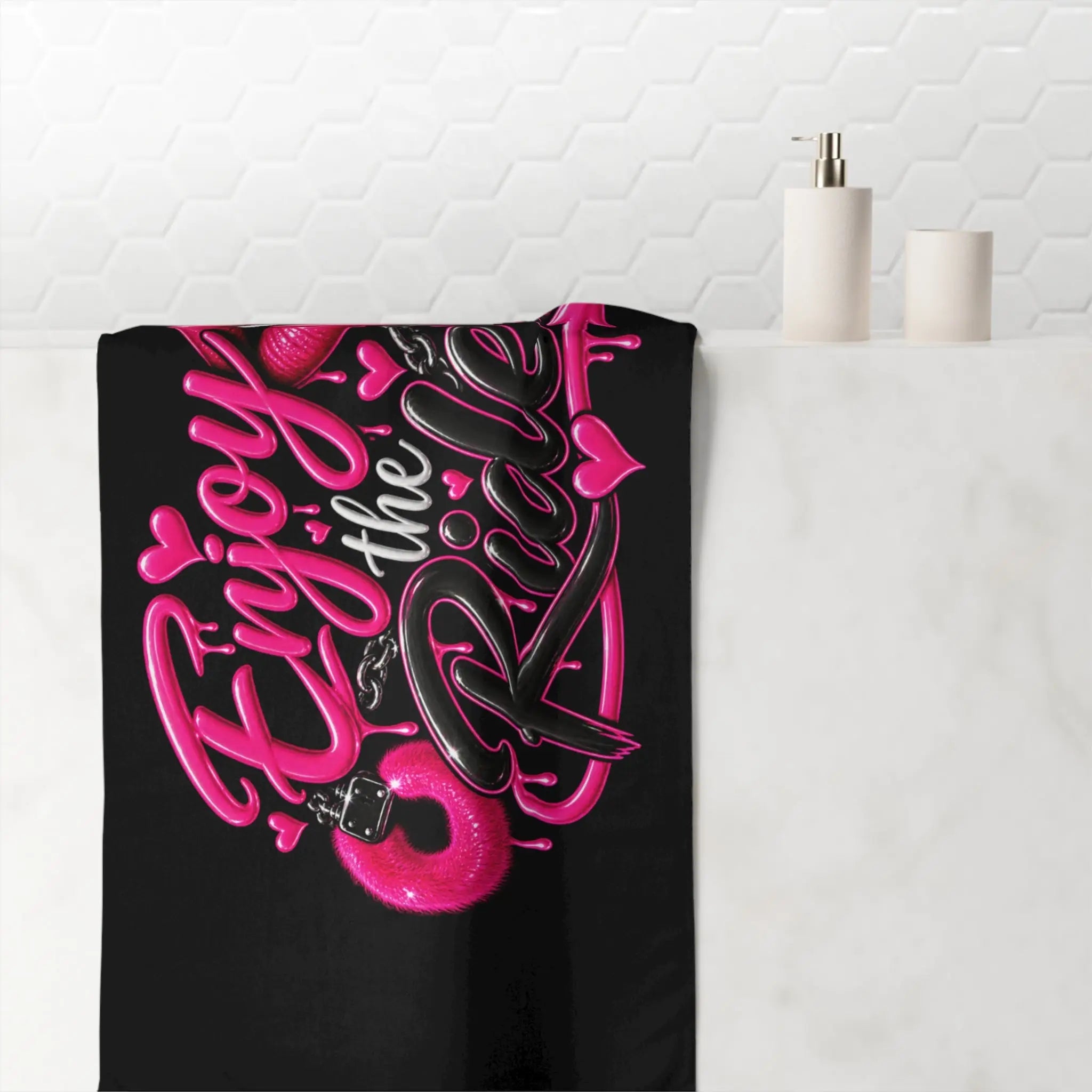 Enjoy the Ride Sexy | Nectar Napkins XL Fun-Flirty Lovers’ Towels