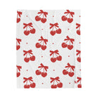 Cherry Hearts Pattern | Mix & Match Soft Fun-Flirty Lovers’ Blankets