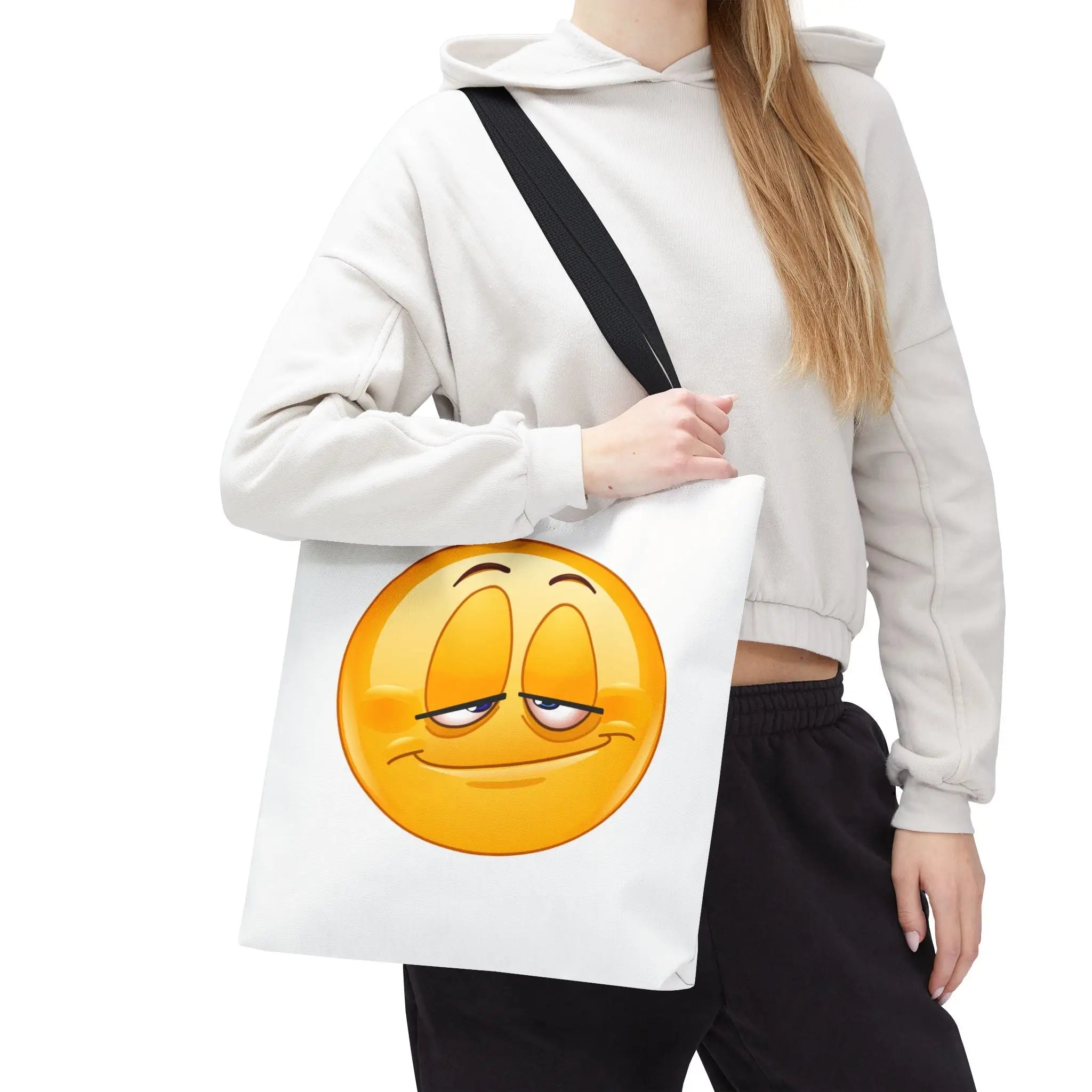 Happily Stoned Emoji Tote Bag