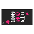 Let’s Cum Mood Hearts Fun Over Sized Sex Towel