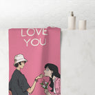 I Will Always Love You Anime | Nectar Napkins XL Fun-Flirty Lovers’ Towels