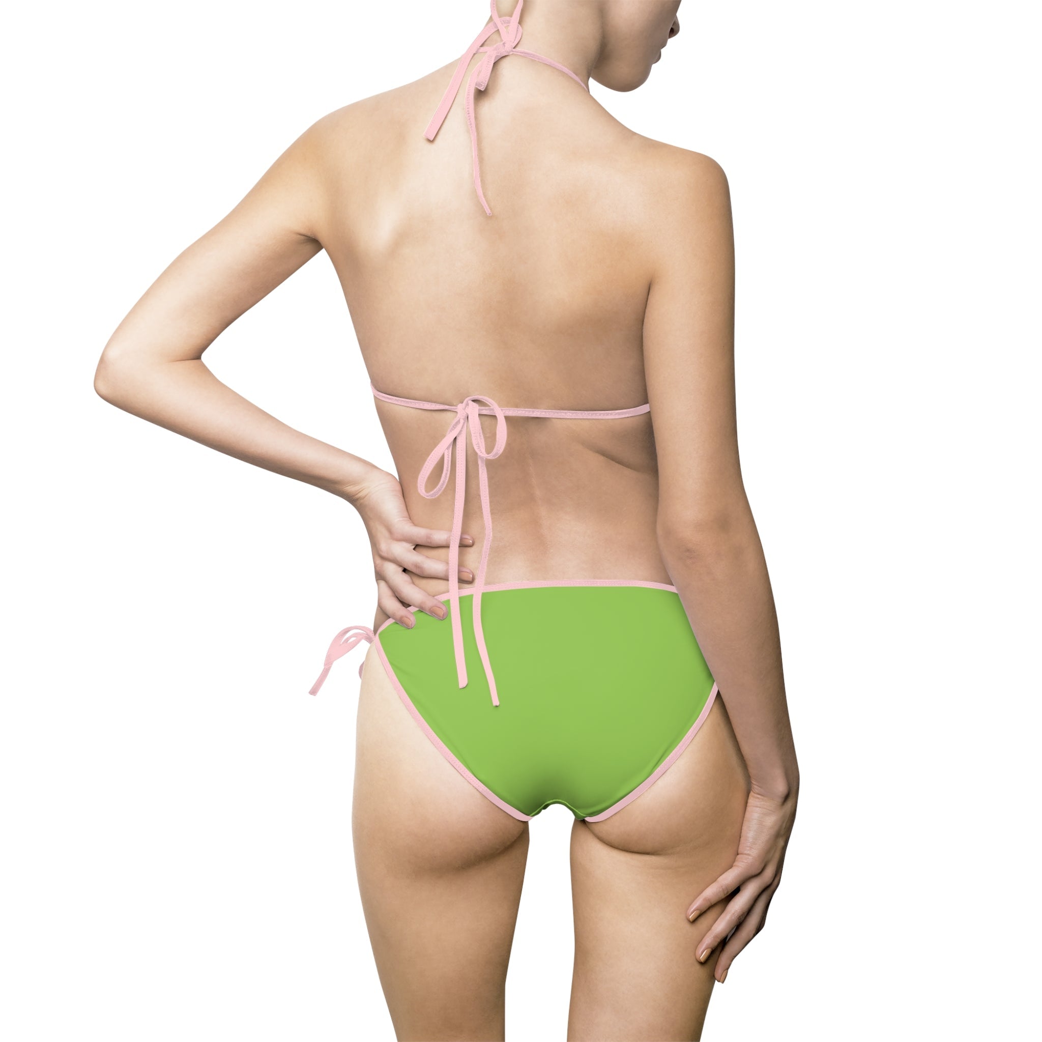 Green Strappy | Mix & Match Fun-Flirty Lovers’ String Bikinis