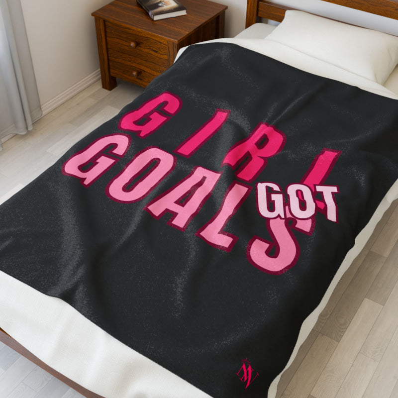 Girl Got Goals | Mix & Match Soft Fun-Flirty Lovers’ Blankets