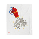 Money Shot Cannon Emoji | Mix & Match Velveteen Fun-Flirty Lovers’ Blankets