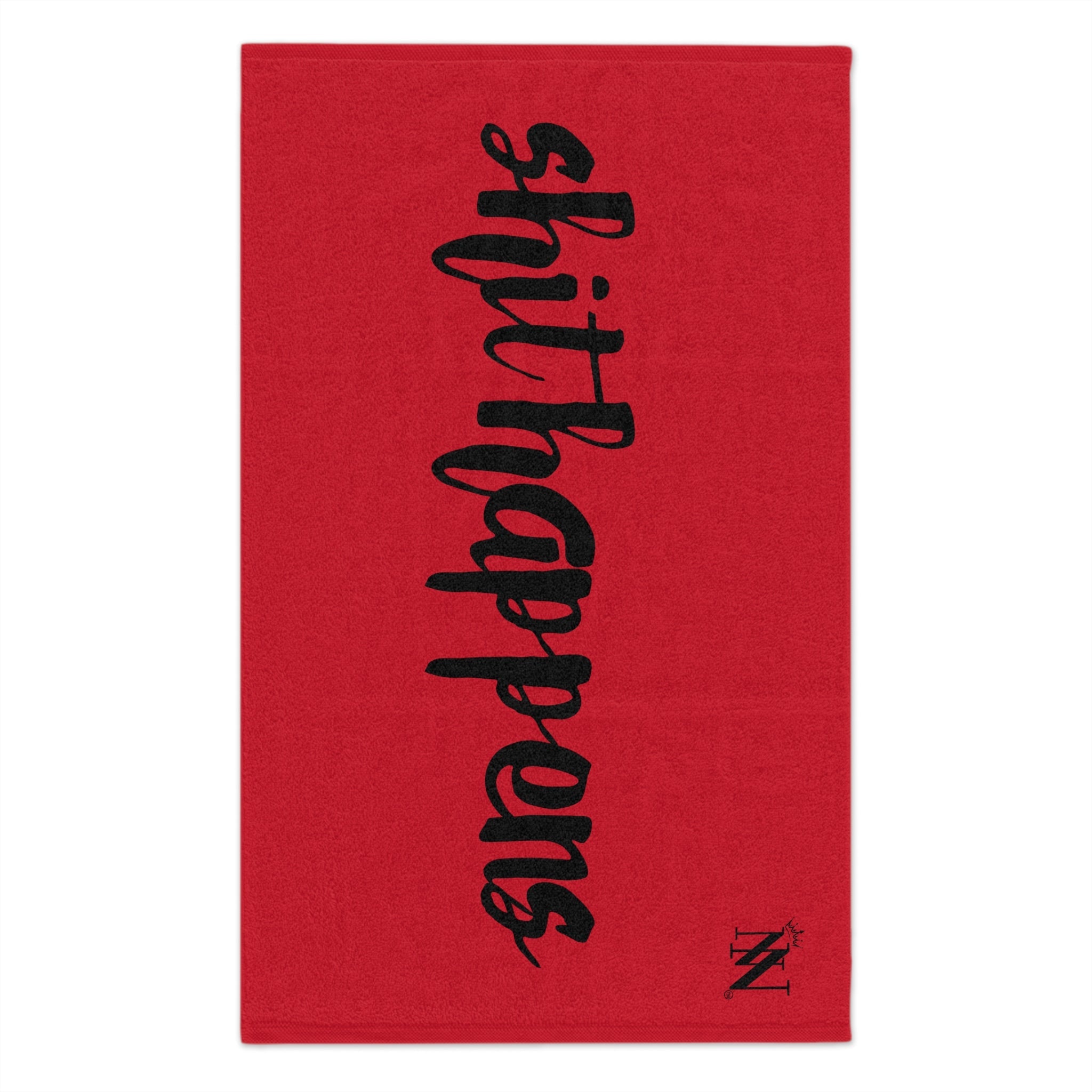 Shit Happens Red | Mix & Match Soft Fun-Flirty Lovers’ Towels