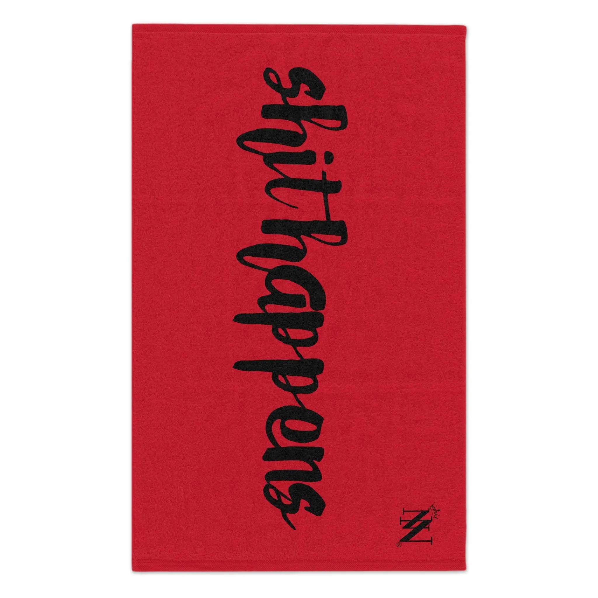 Shit Happens Red | Mix & Match Soft Fun-Flirty Lovers’ Towels