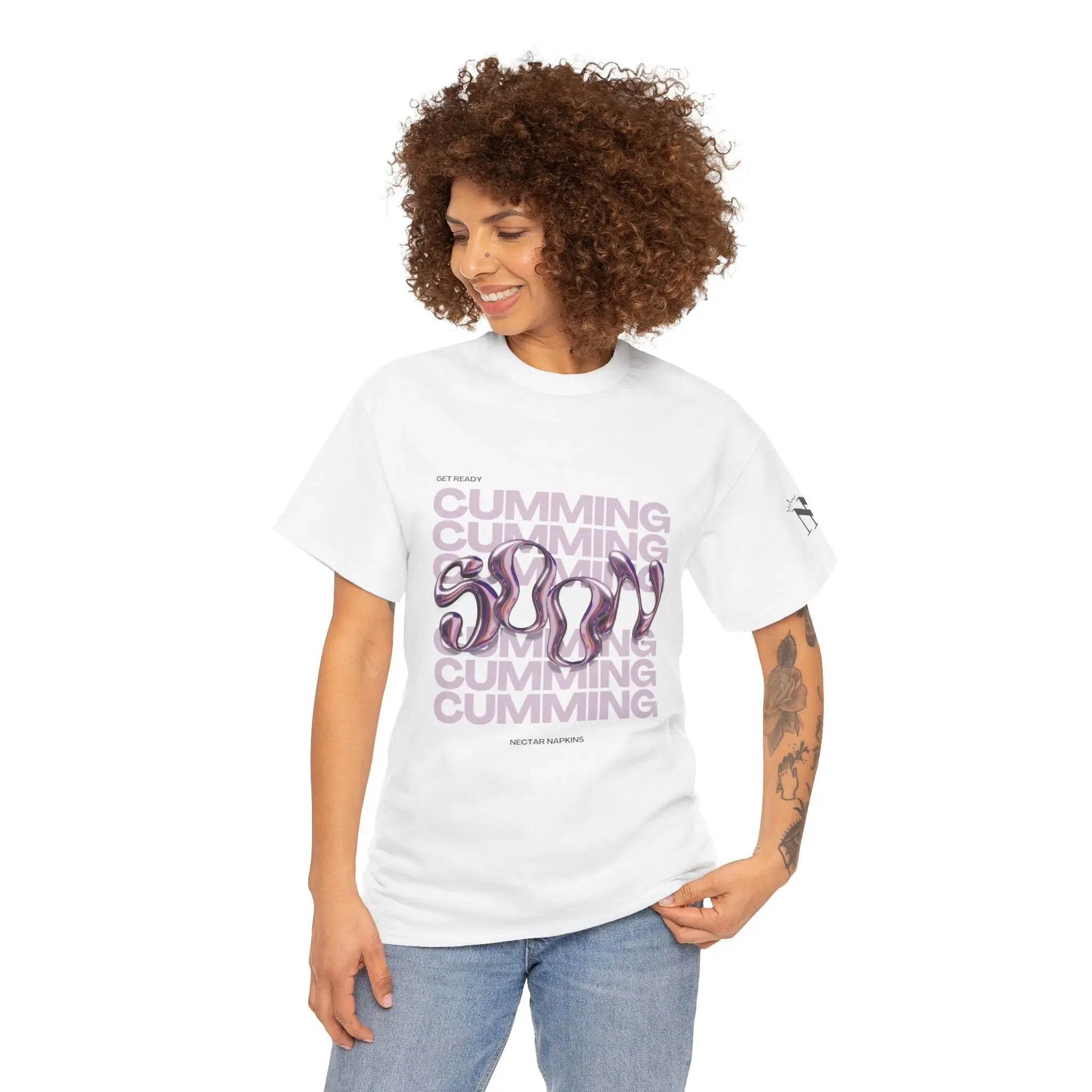 Get Ready Cumming Soon | Mix & Match Cotton Unisex Fun-Flirty Lovers’ T-Shirts