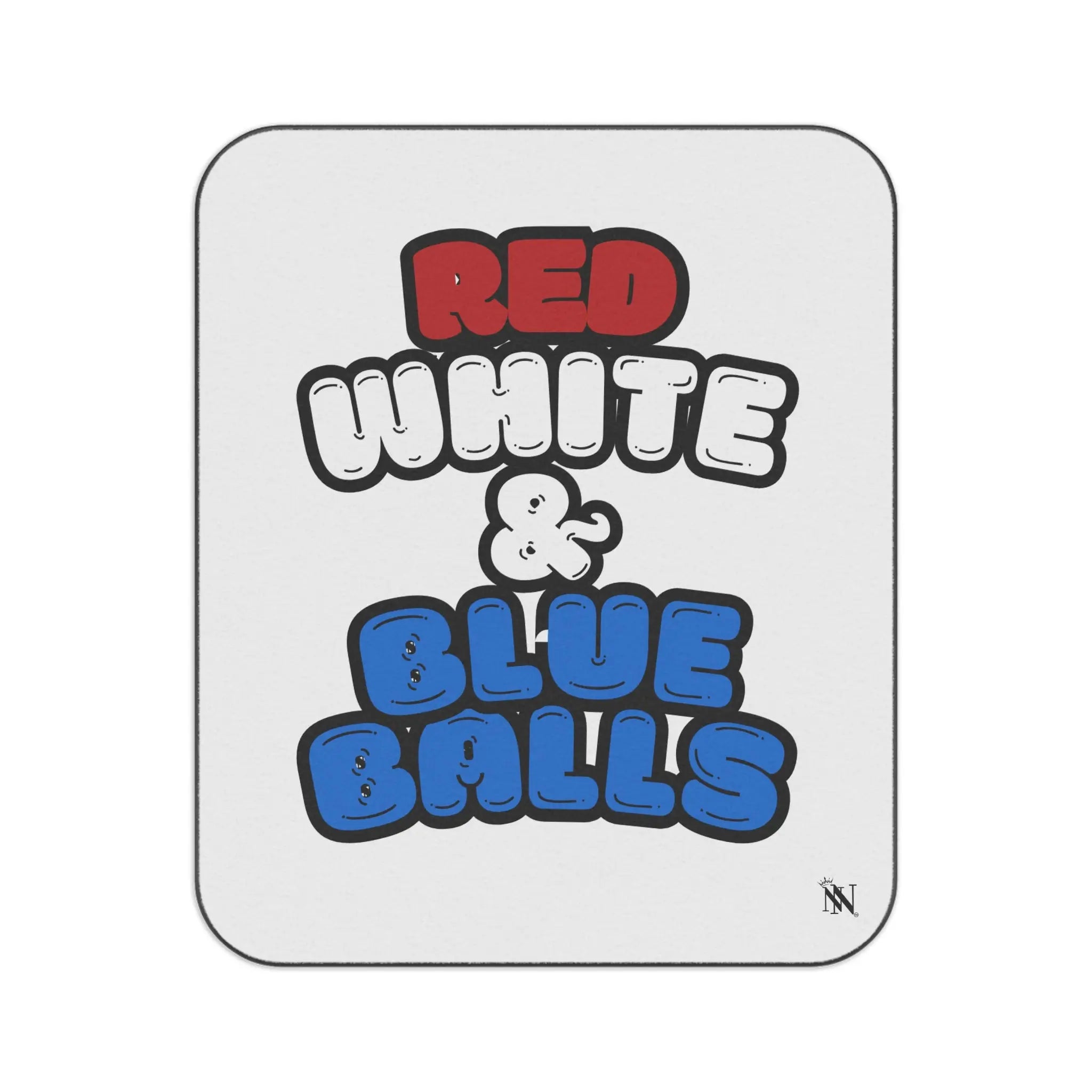 Red White & Blue Balls | Nectar Napkins Fun-Flirty Lovers’ Sex Blankets
