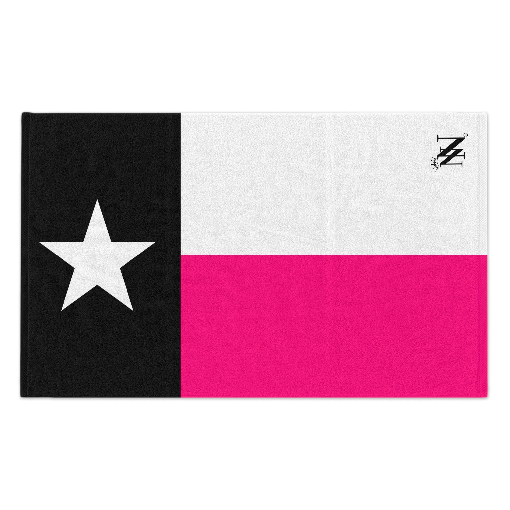 Signature Pink & Black Texas Flag Microfiber Towel