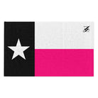 Signature Pink & Black Texas Flag Microfiber Towel