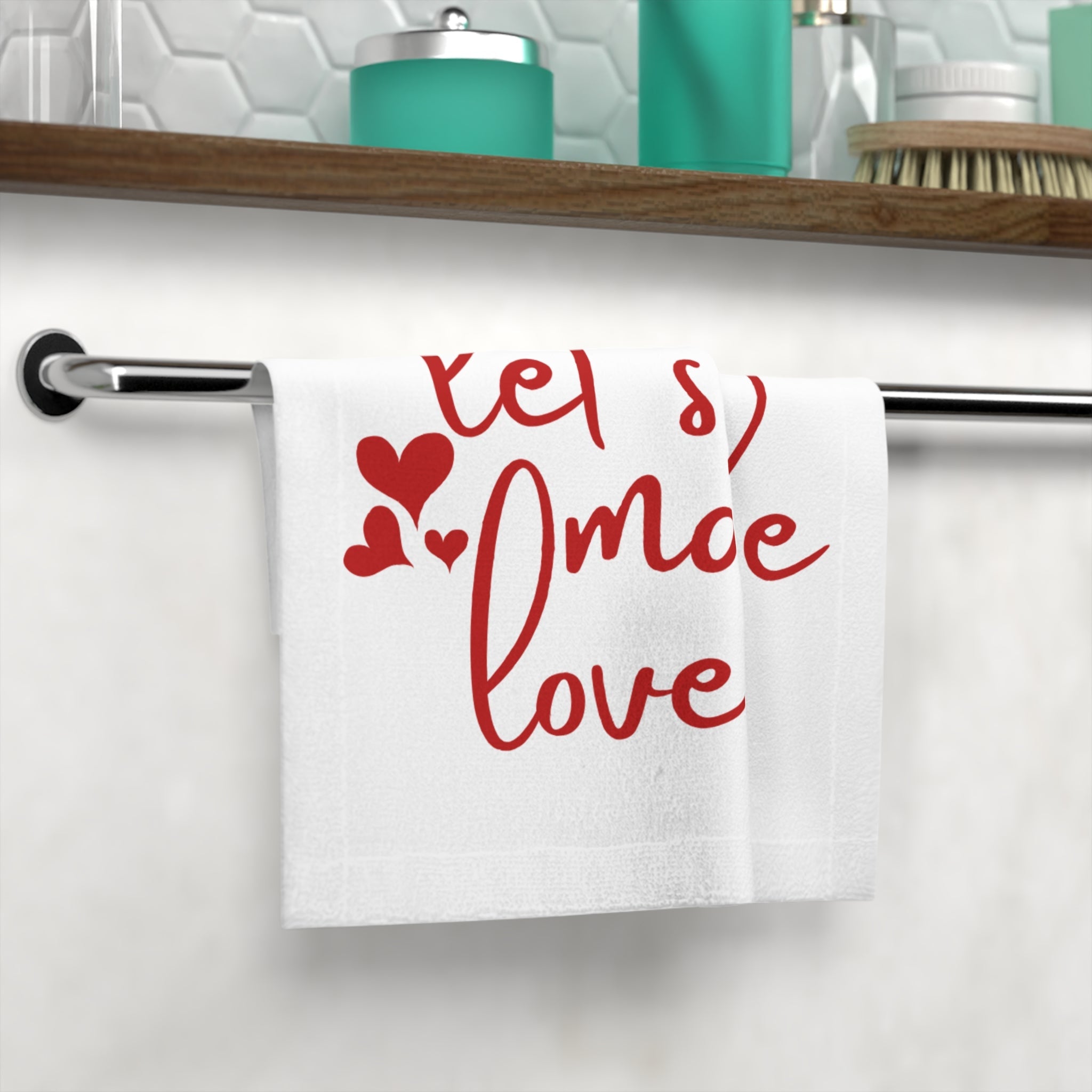 Let’s Make Love Hearts Cum Rag
