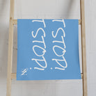 Don’t Stop! Don’t Stop Light Blue | Mix & Match Classic Fun-Flirty Lovers’ Towels