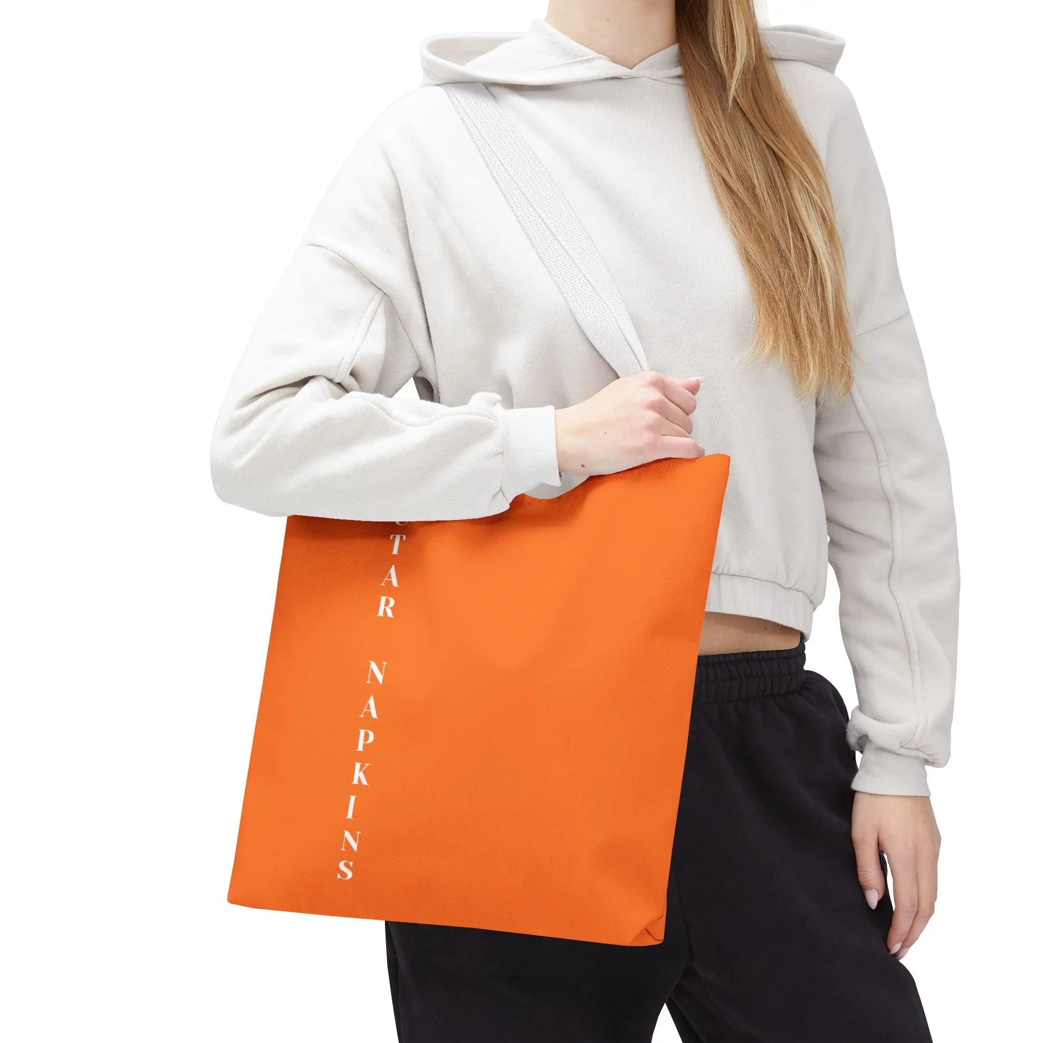 Nectar Napkins Brand Crusta Bright Orange Tote Bag