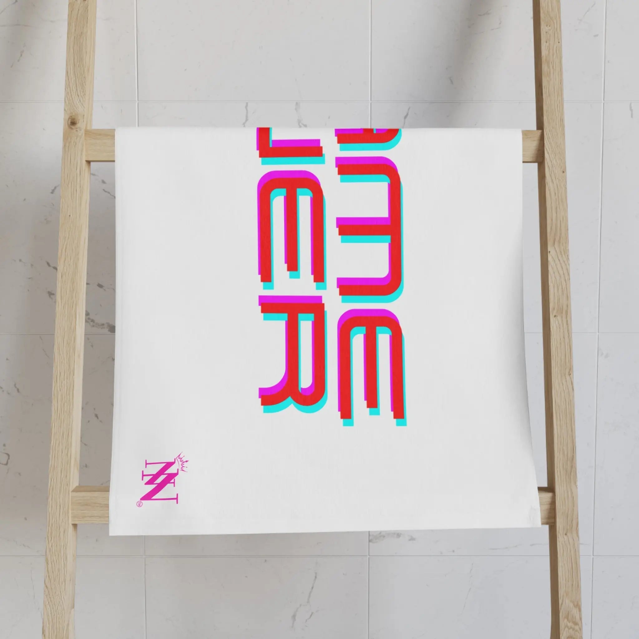 Game Over Neon Gamers White | Mix & Match Classic Fun-Flirty Lovers’ Towels