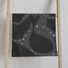 Mermaid Star Dark Grey Cum Towel