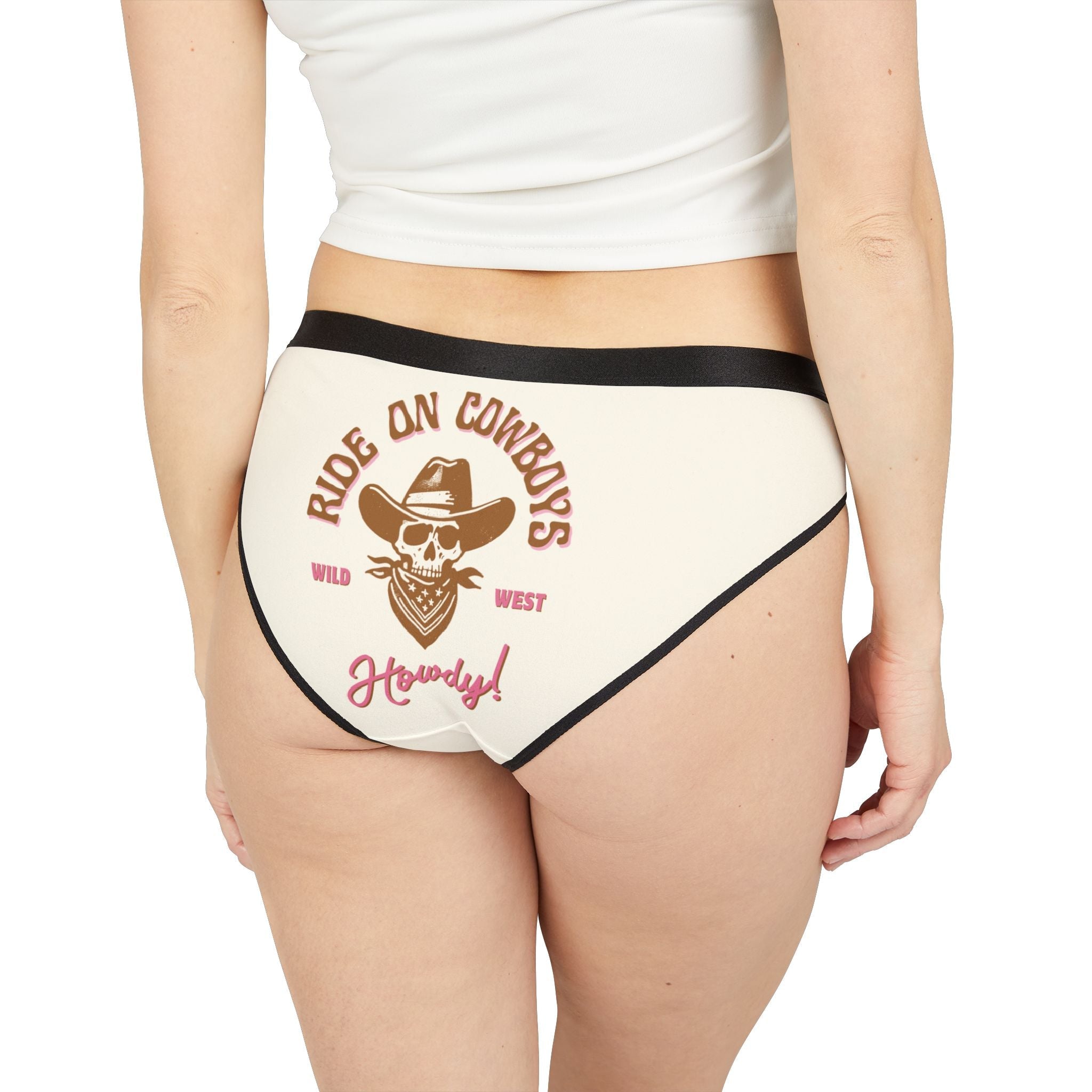 Ride On Cowboys Matching Sexy Flirty Women’s Gifts Briefs Panty