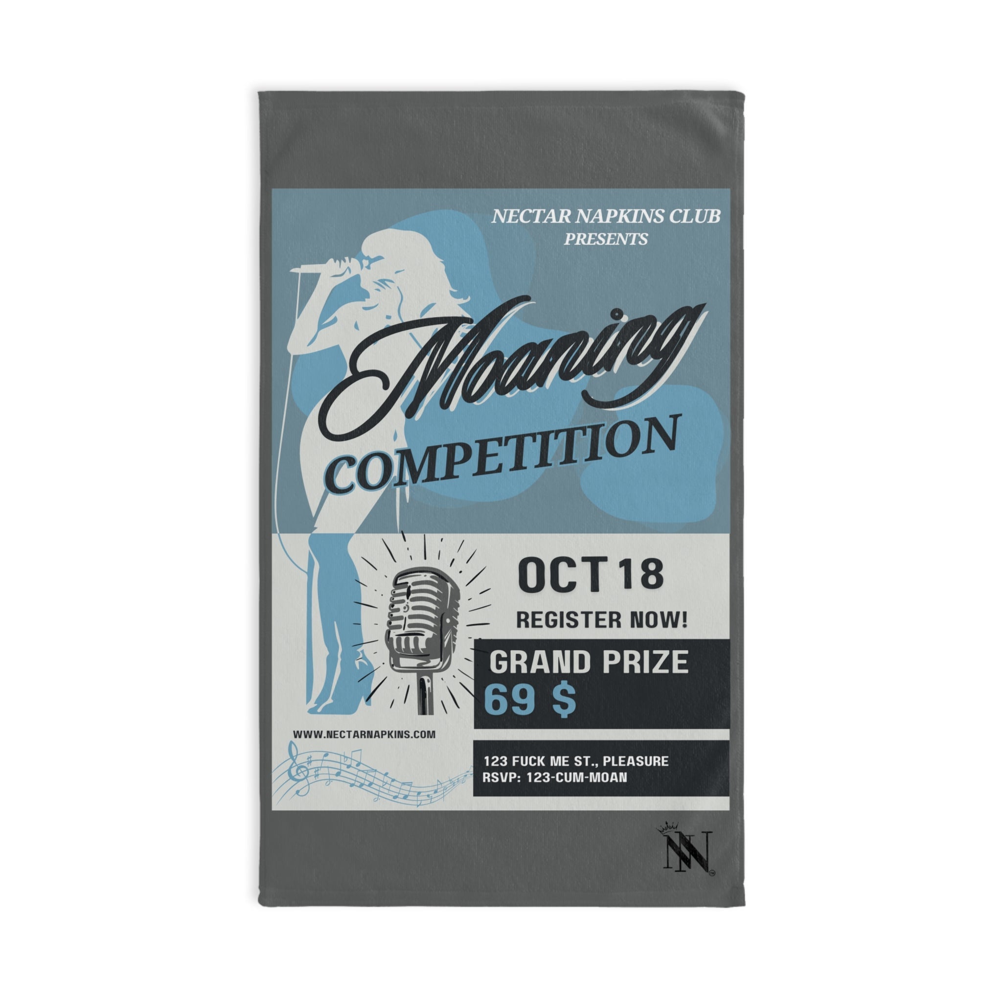 Moaning Competition | Mix & Match Original Fun-Flirty Lovers’ Towels