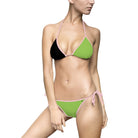 Green & Black Strappy | Mix & Match Fun-Flirty Lovers’ String Bikinis