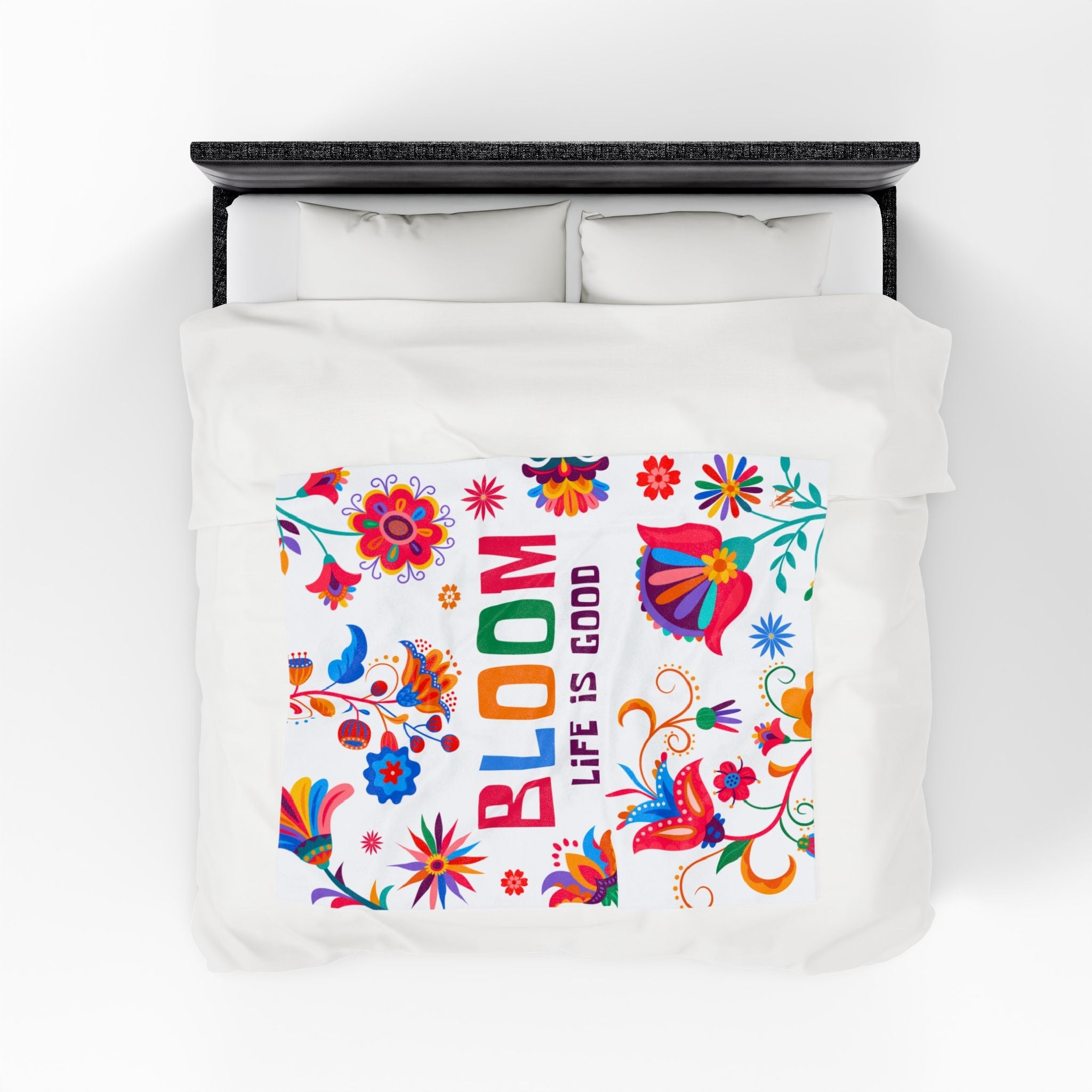 Bloom Life is Good | Mix & Match Soft Fun-Flirty Lovers’ Blankets