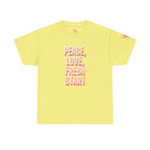 Peace Love Fresh Start | Mix & Match Cotton Unisex Fun-Flirty Lovers’ T-Shirts