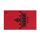 Large Crown Queen Red Cum Towel