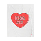 Kiss Me Candy Heart | Mix & Match Fun-Flirty Lovers’ Blankets