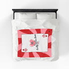 Lucky in Love Card | Mix & Match Soft Fun-Flirty Lovers’ Blankets