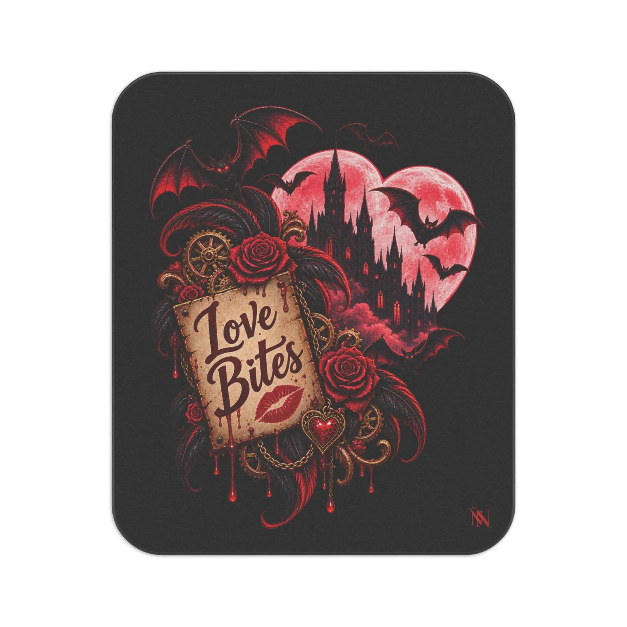 Love Bites Moon Bats Water-Resistant Sex Blanket