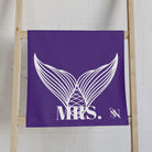 Mrs. Mrs. Mermaid Shareable Sides Purple Cum Towel