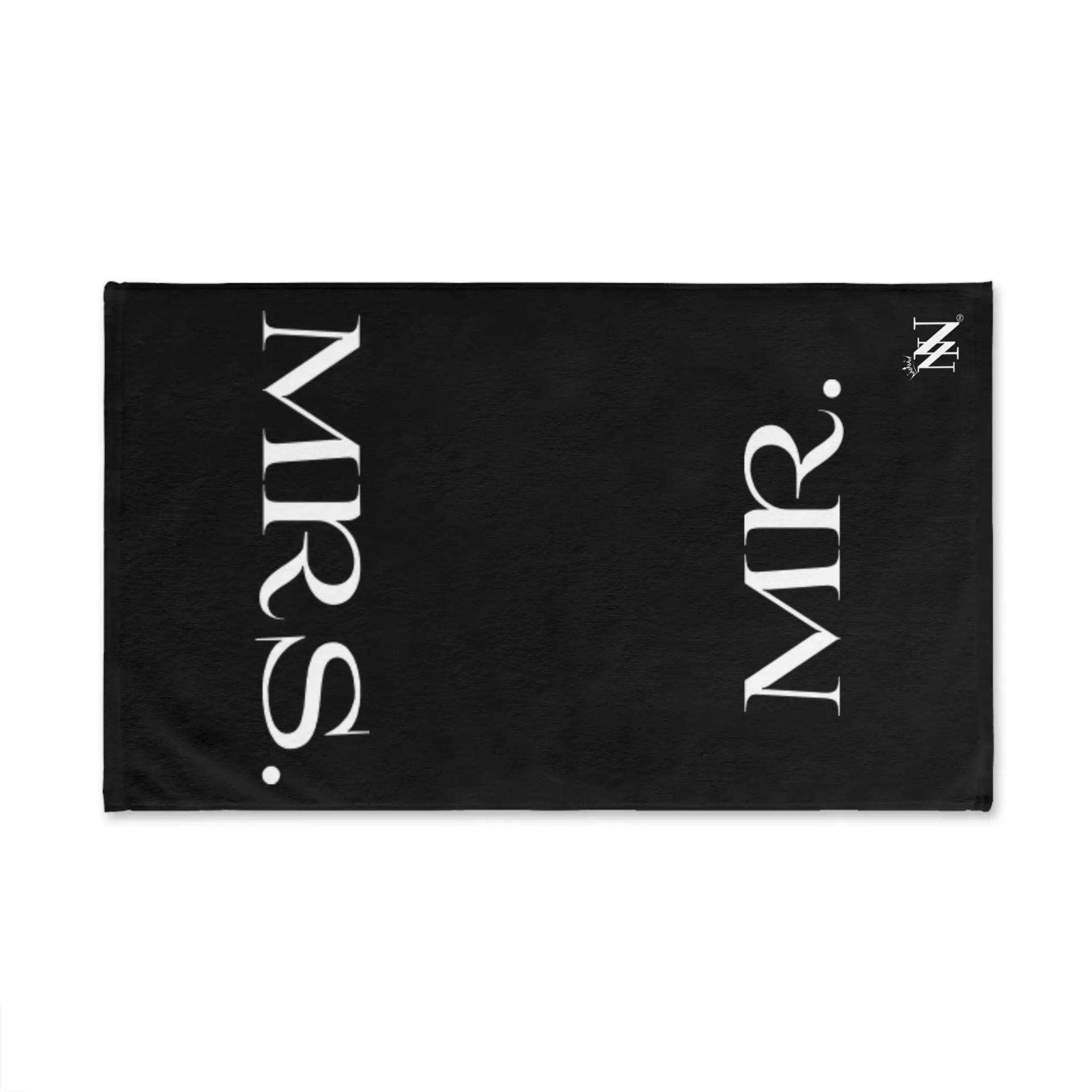 Mr Mrs Shareables Black | Mix & Match Classic Fun-Flirty Lovers’ Towels