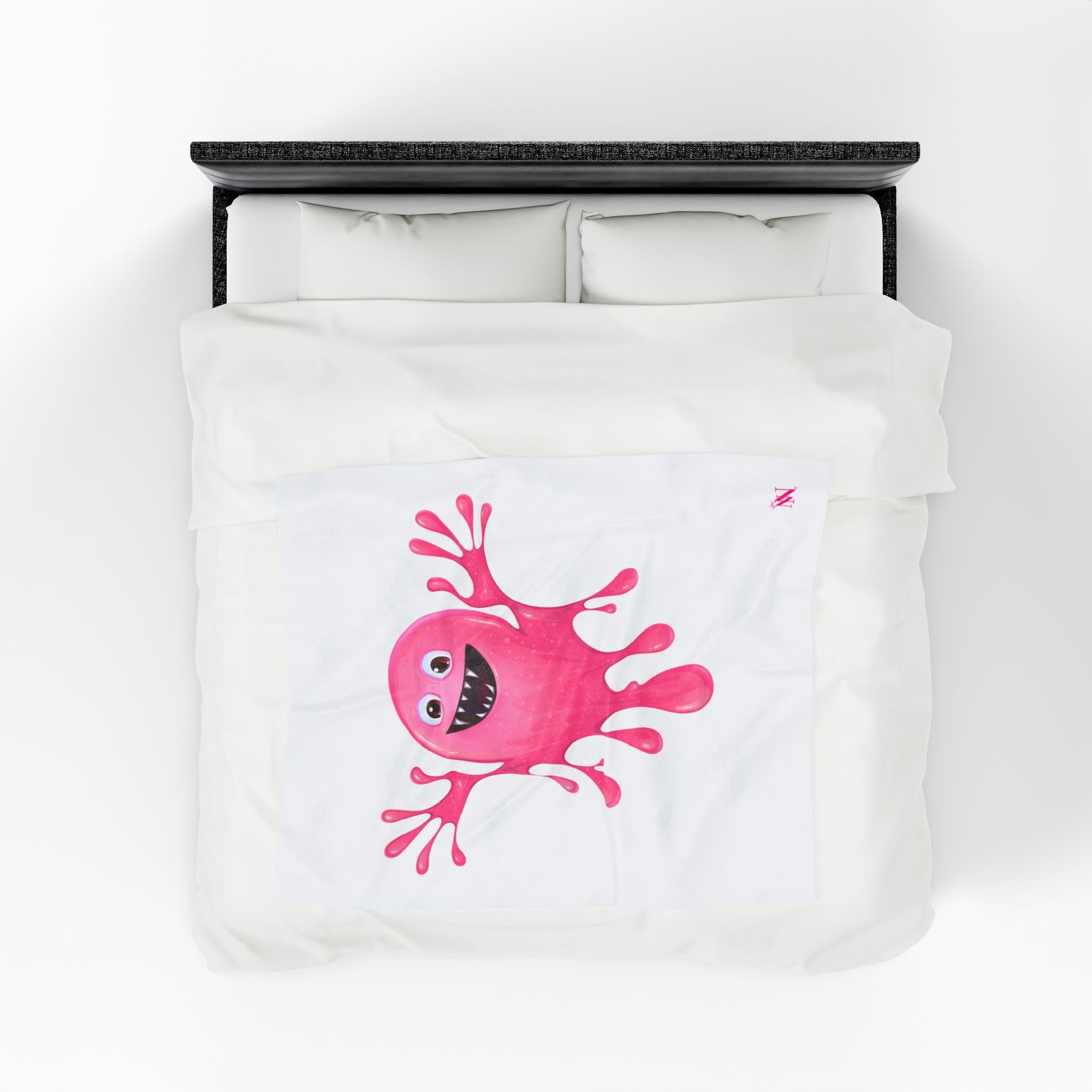 Slimy Pink Monster | Mix & Match Soft Fun-Flirty Lovers’ Blankets