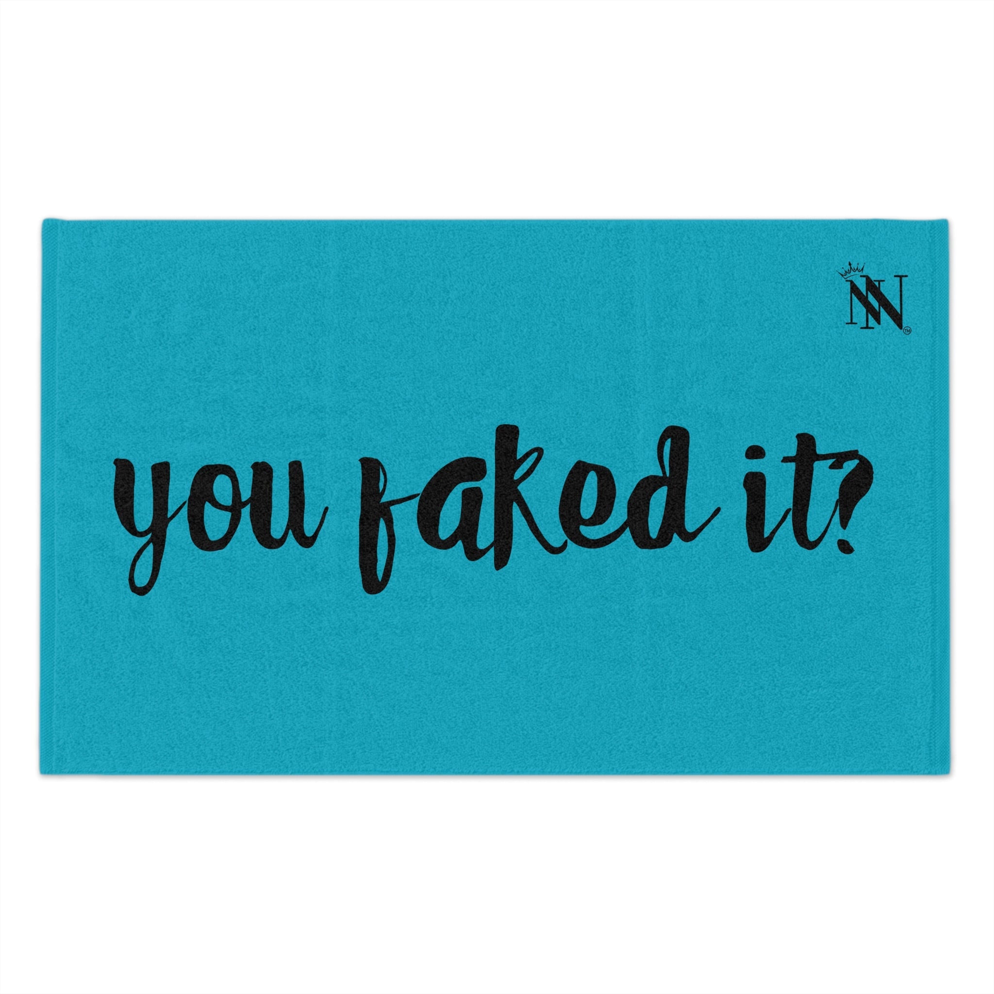 You Faked It? Teal | Mix & Match Soft Fun-Flirty Lovers’ Towels