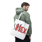 Heart Arrow Sex Tote Bag