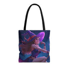 Flying Witch Broomstick Fantasy Women Everyday Weekend Getaway Tote Bag