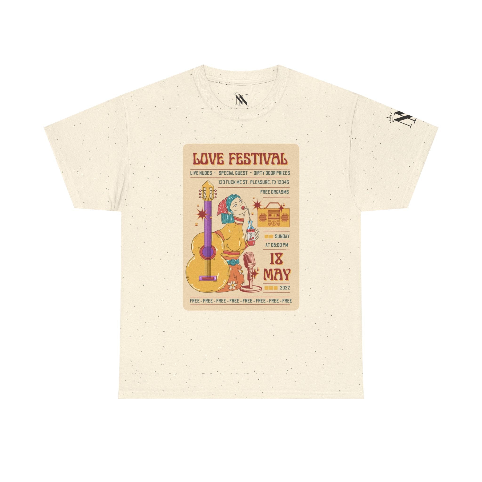 Love Festival! | Mix & Match 100% Cotton Unisex Fun-Flirty Lovers’ Tees