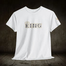Gold Filigree King | Mix & Match Cotton Unisex Fun-Flirty Lovers’ T-Shirts