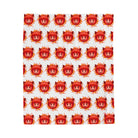 Red Hot Naughty Devil Pattern | Mix & Match Soft Fun-Flirty Lovers’ Blankets