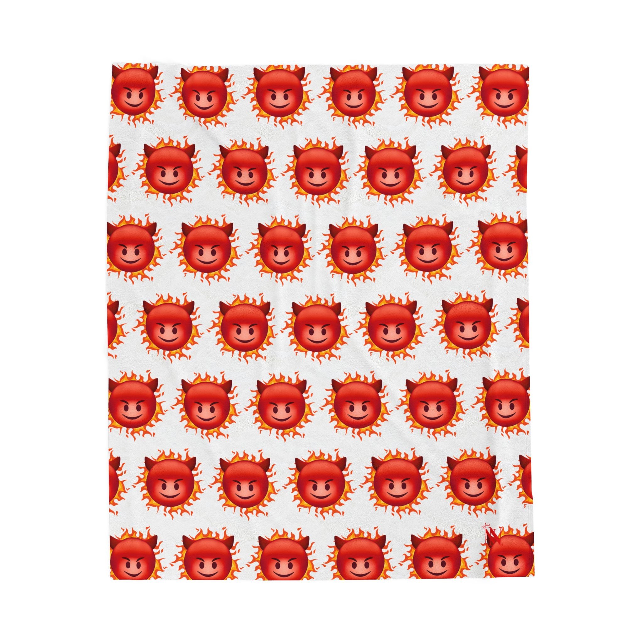 Red Hot Naughty Devil Pattern | Mix & Match Soft Fun-Flirty Lovers’ Blankets