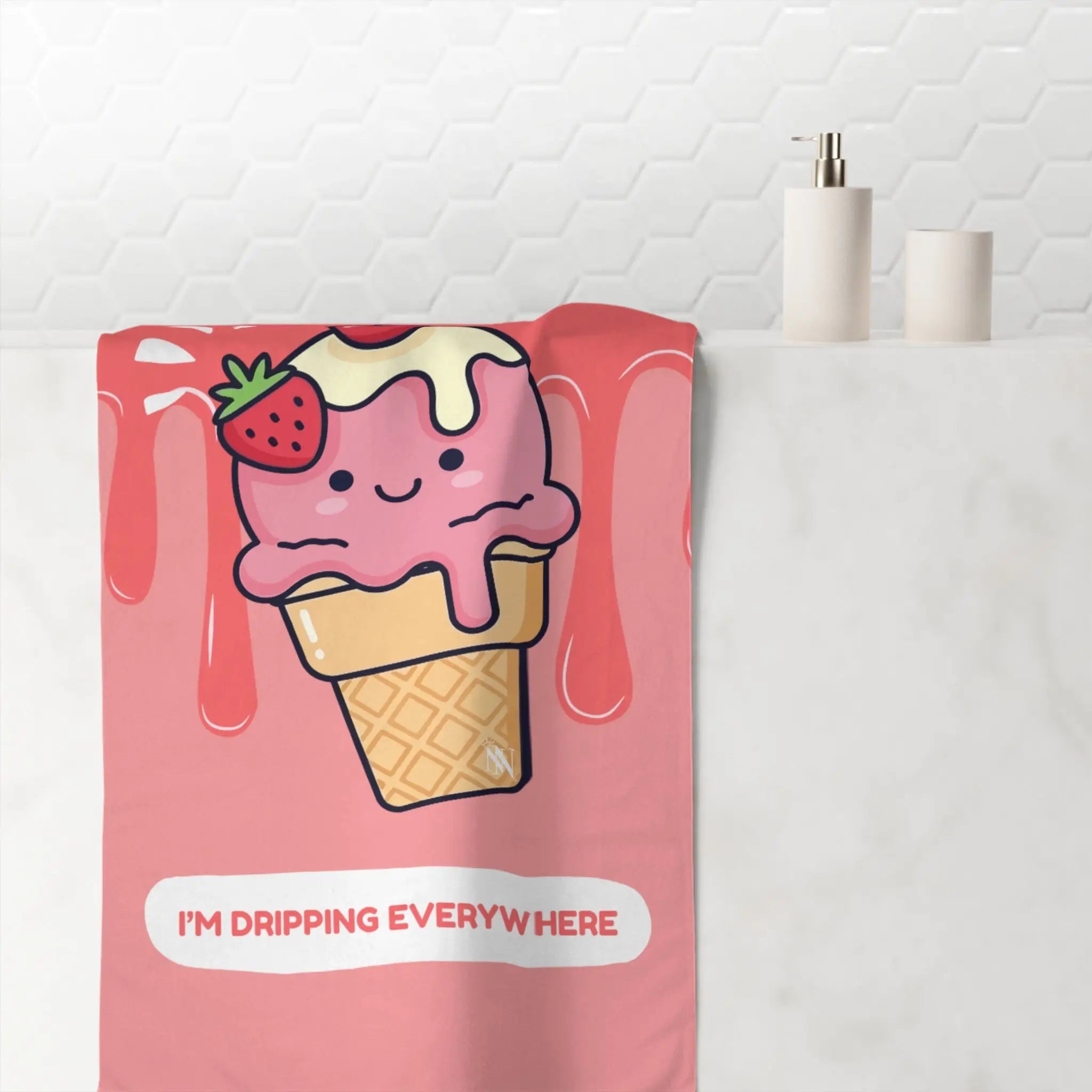 Lick Faster | Nectar Napkins XL Fun-Flirty Lovers’ Towels