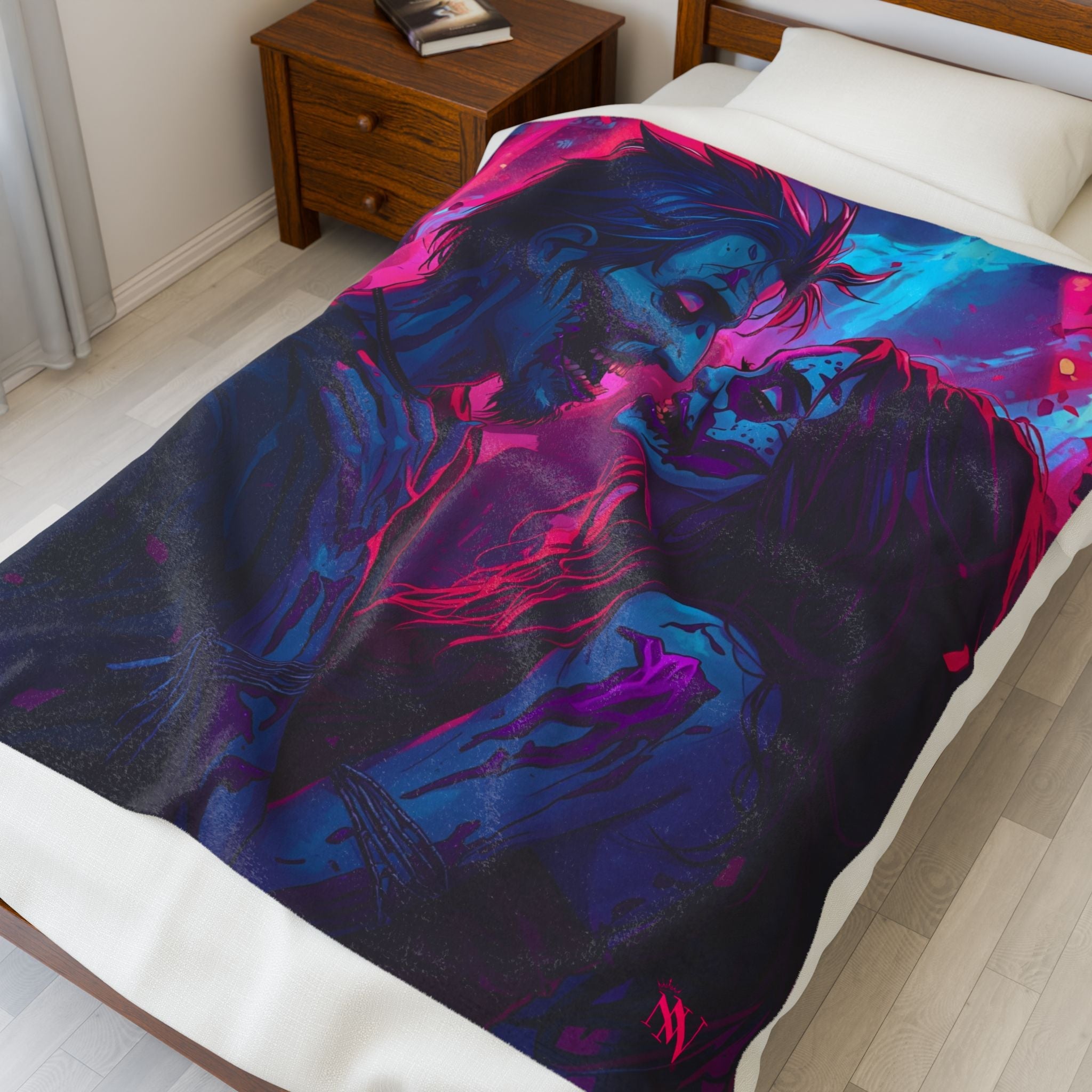 Zombies in Love | Mix & Match Velveteen Fun-Flirty Lovers’ Blankets