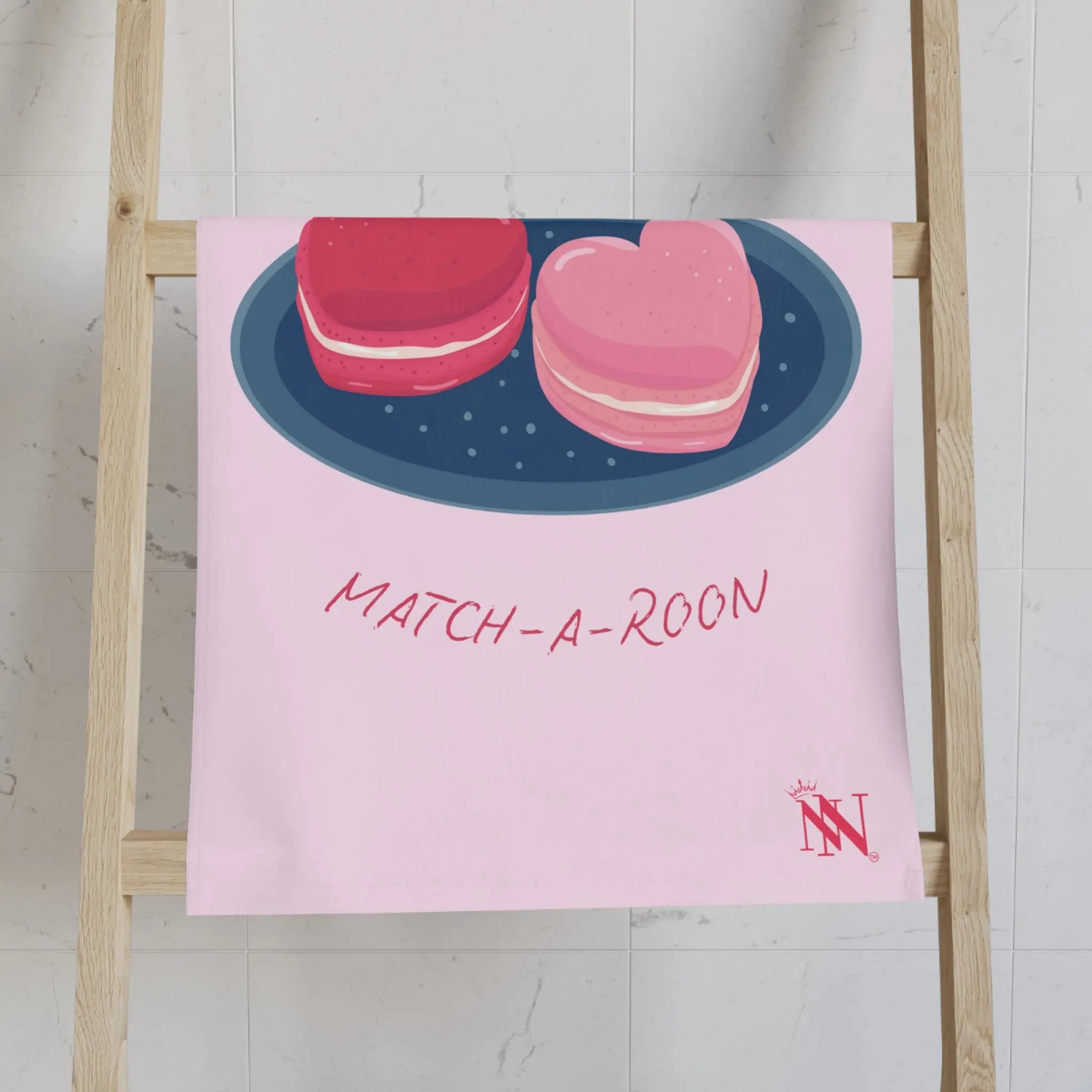 You’re My Perfect Match-A-Roon | Mix & Match Classic Fun-Flirty Lovers’ Towels