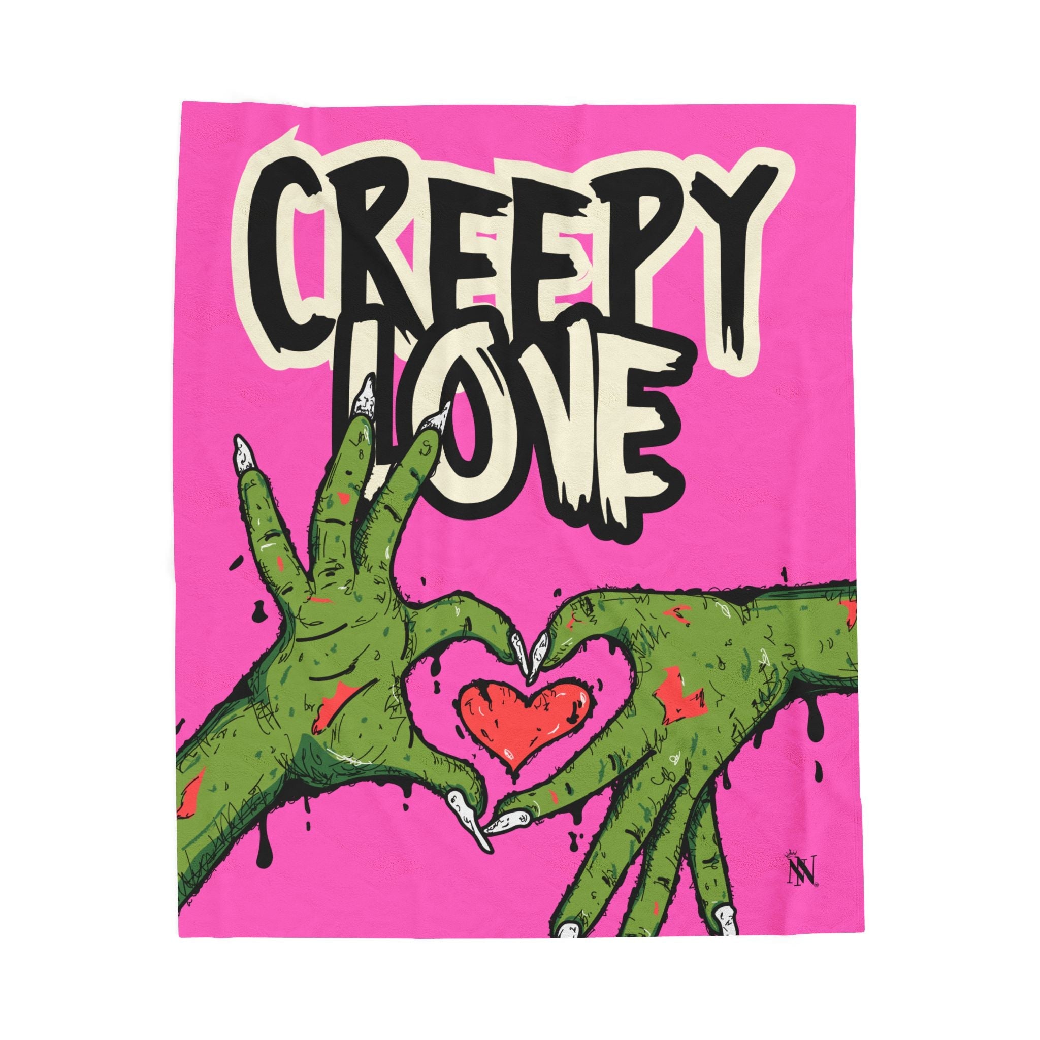 Creepy Love | Mix & Match Velveteen Fun-Flirty Lovers’ Blankets