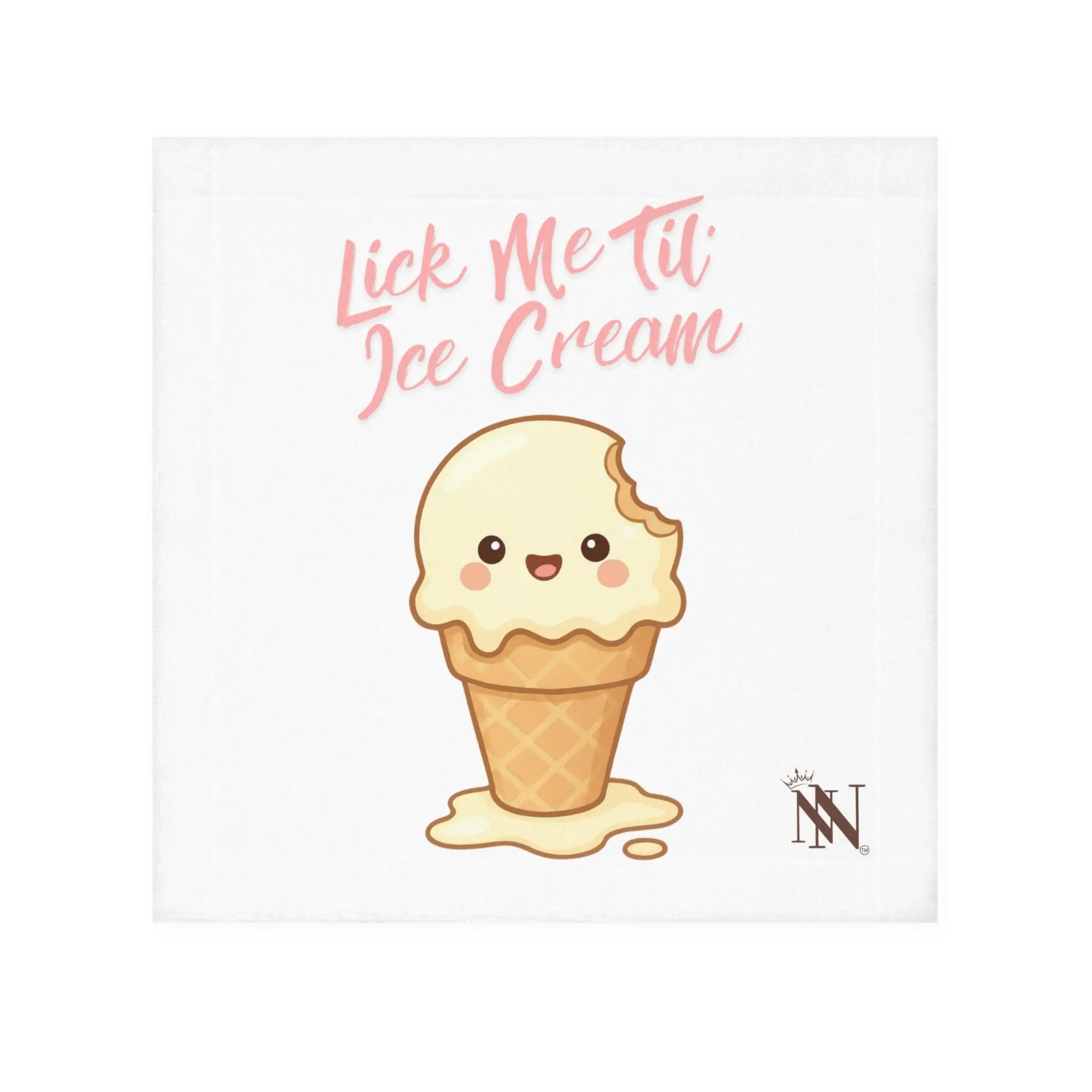 Lick Me Til’ Ice Cream | Nectar Napkins Lils’ Fun-Flirty Lovers’ Towels