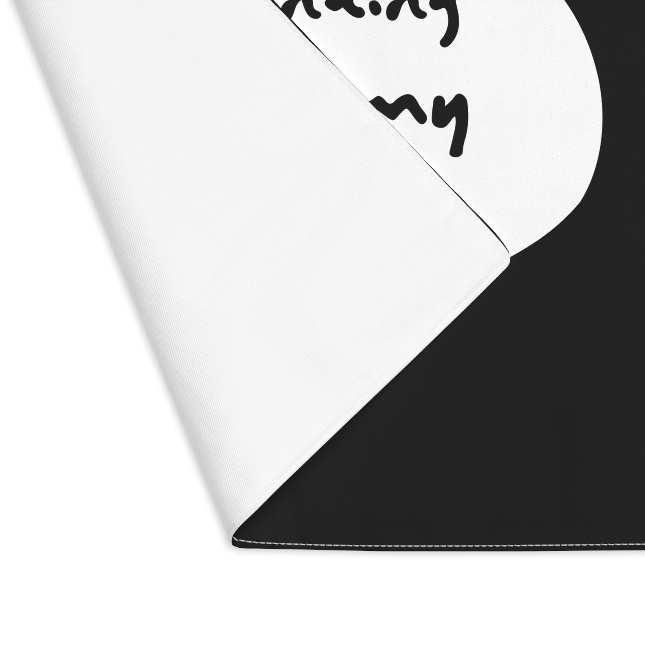 Black Thinking With My Dick | Mix & Match Playful Fun-Flirty Lovers’ Toy Mats