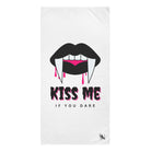 Kiss Me if You Dare | Mix & Match XL Fun-Flirty Lovers’ Towels