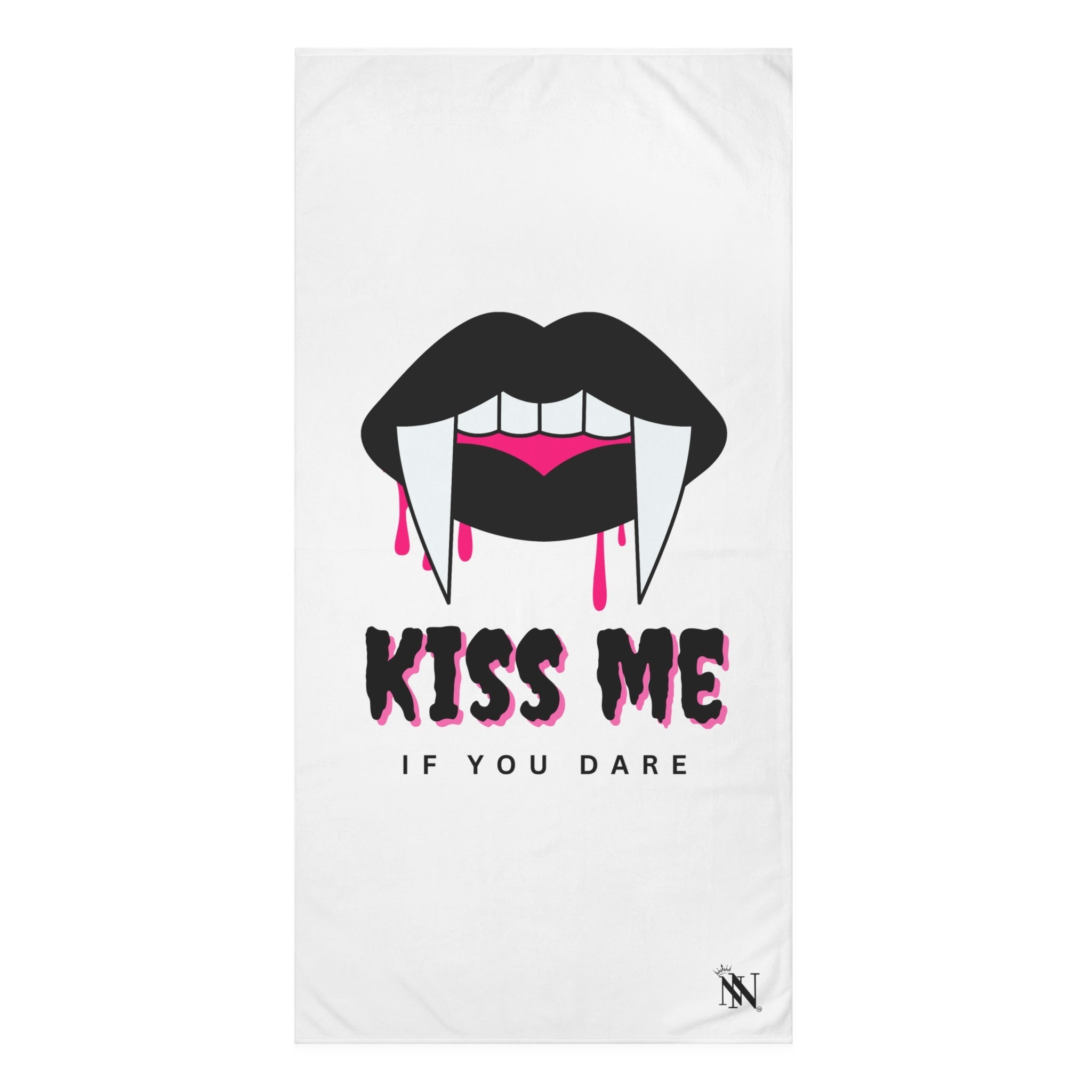 Kiss Me if You Dare | Mix & Match XL Fun-Flirty Lovers’ Towels