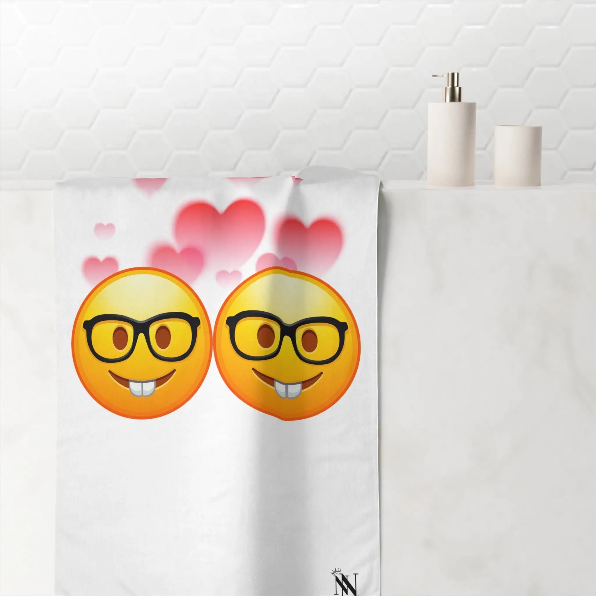 Couple of Love Nerds | Mix & Match XL Fun-Flirty Lovers’ Towels