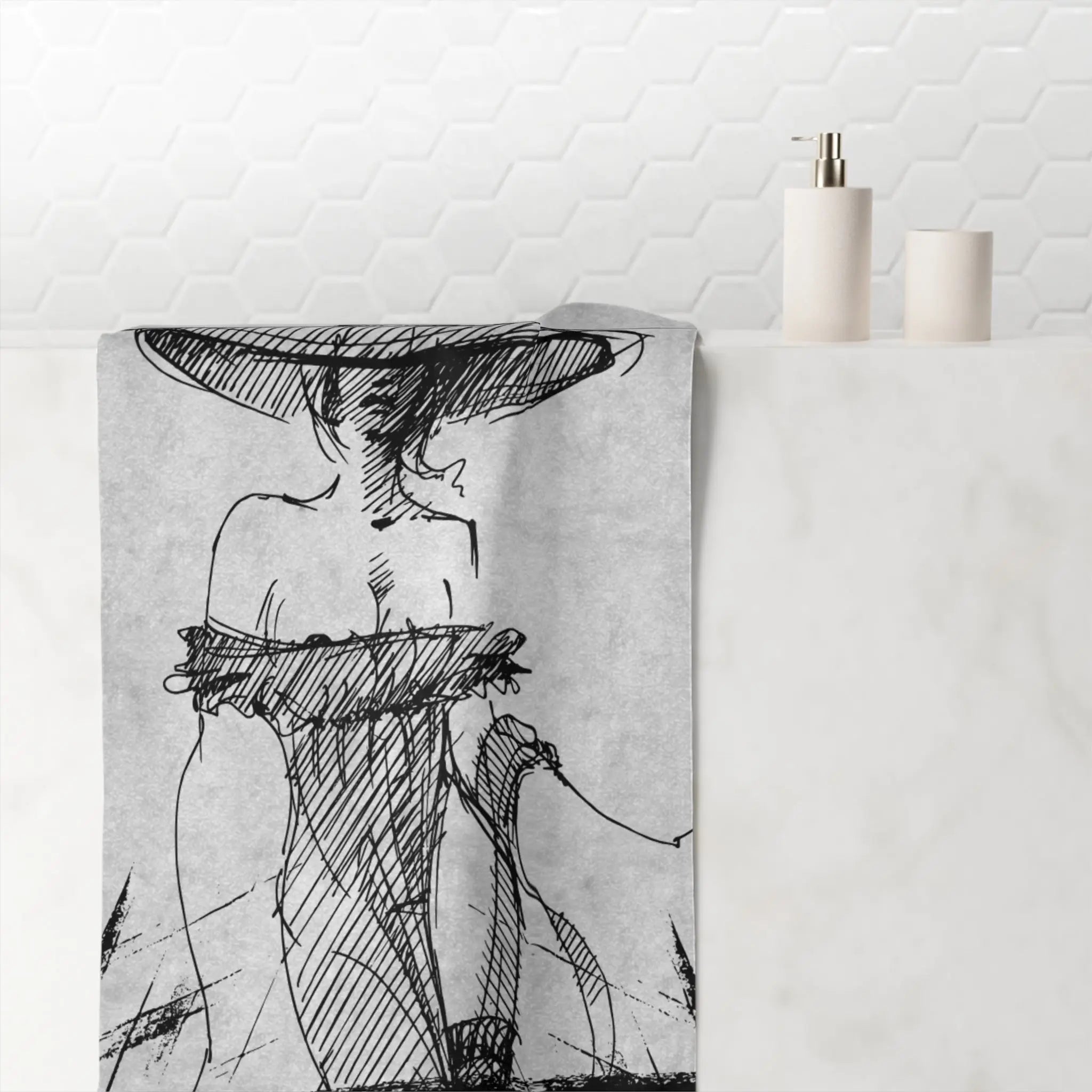 Mansion of Love Vintage | Nectar Napkins XL Fun-Flirty Lovers’ Towels