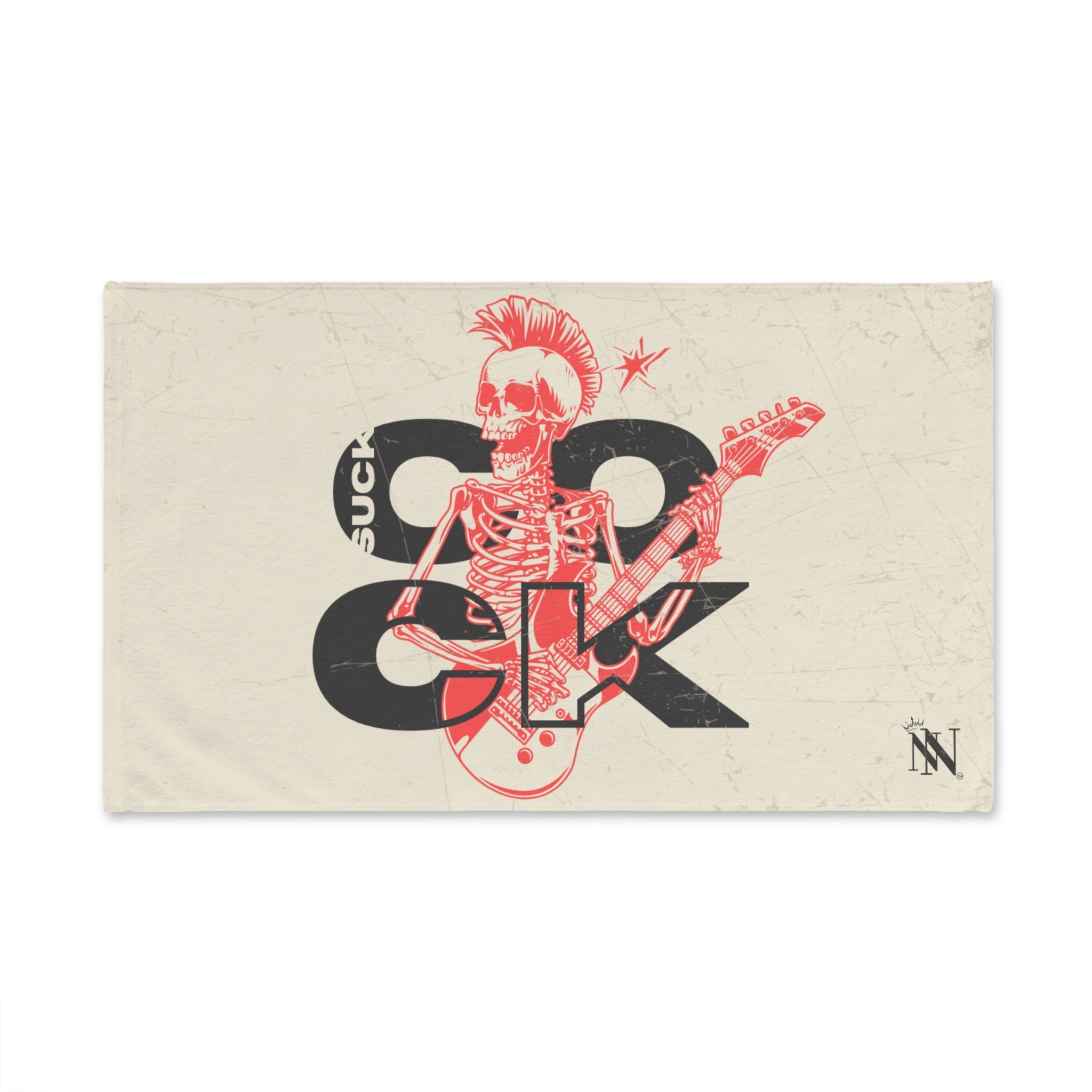 Suck Cock Skull Rocker Cum Towel